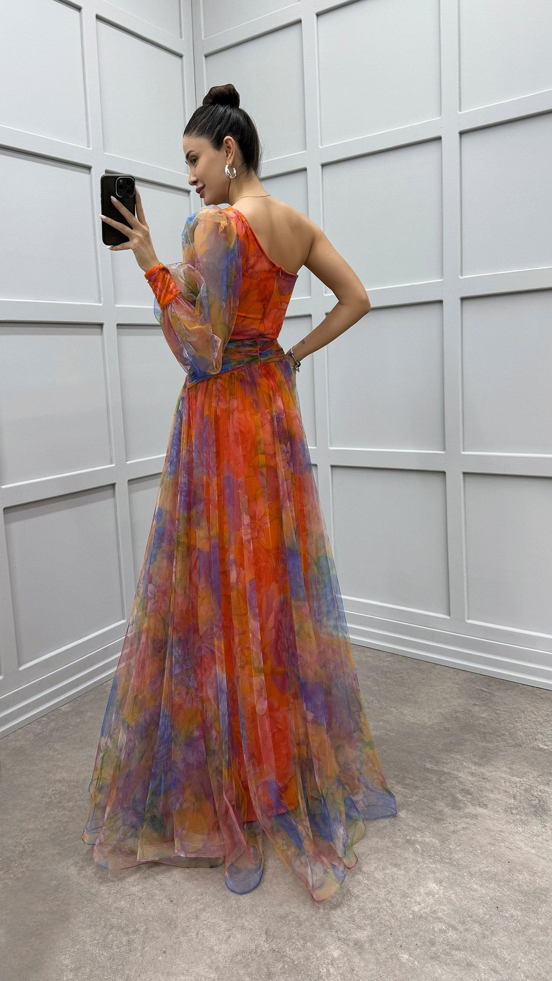 La Scintilla | Jurk Elegantie Bloemmotief