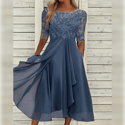 La Scintilla| Jurk Elegantie Kant Léa
