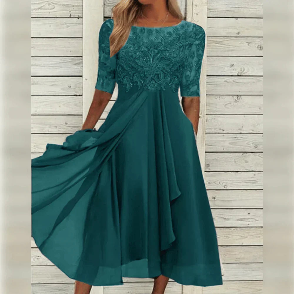 La Scintilla| Jurk Elegantie Kant Léa