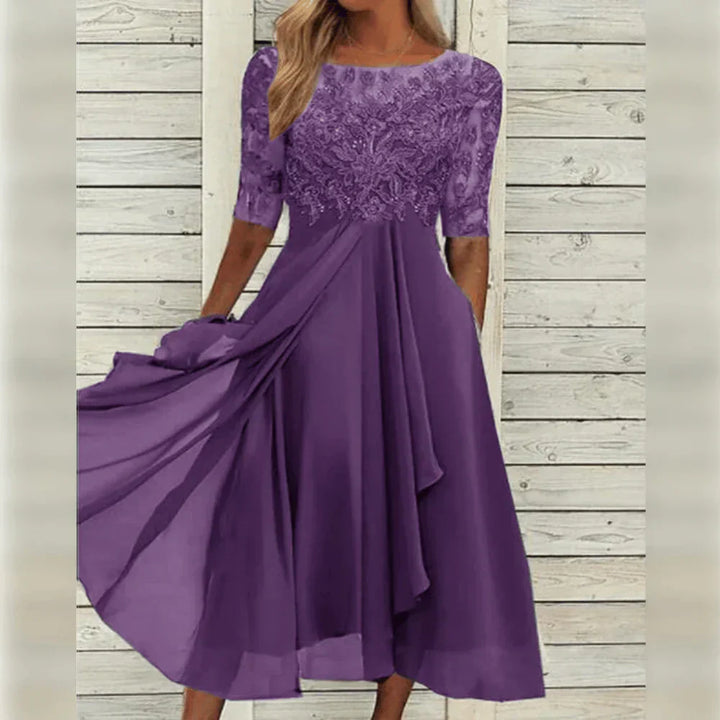 La Scintilla| Jurk Elegantie Kant Léa