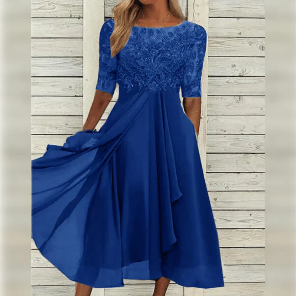 La Scintilla| Jurk Elegantie Kant Léa