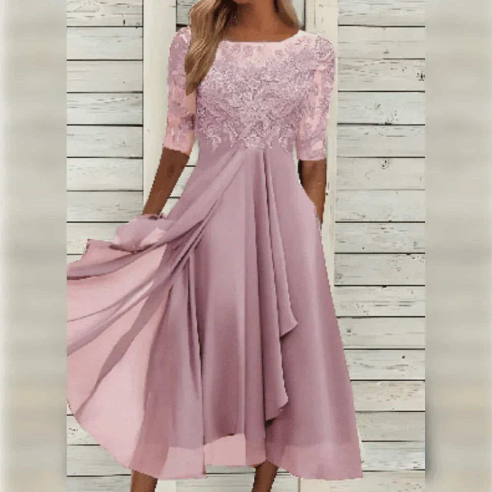 La Scintilla| Jurk Elegantie Kant Léa