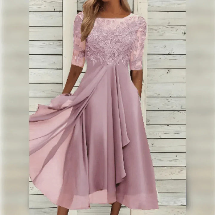 La Scintilla| Jurk Elegantie Kant Léa