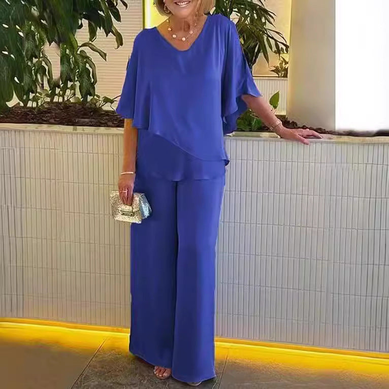 Martha - Set comfortabel met wijde benen