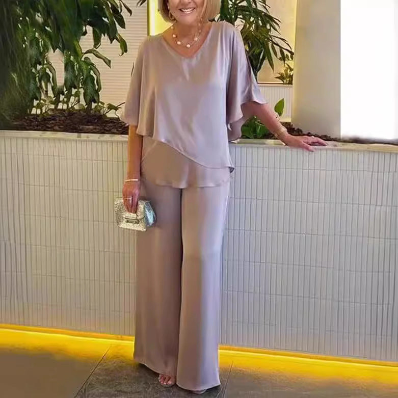 Martha - Set comfortabel met wijde benen