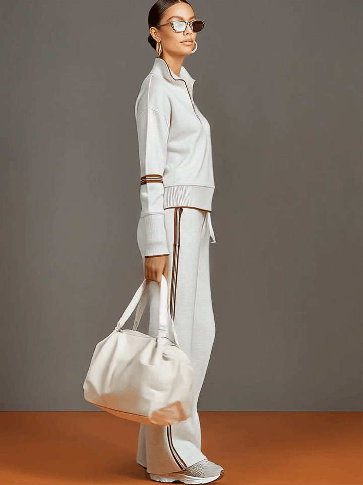 Marietta – blouse en broek met wijde pijpen