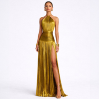La Scintilla | Maxi Jurk Gouden Glans