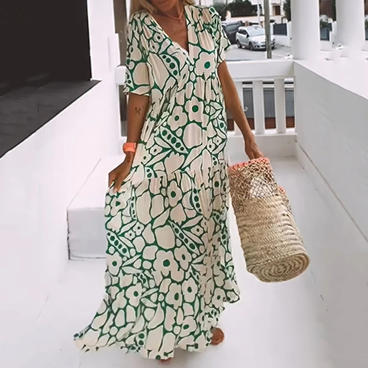 La Scintilla | Maxi Jurk Natuurlijke Elegantie