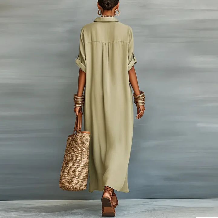 Anastasia™ | Lange Hemdblouse met Knopen
