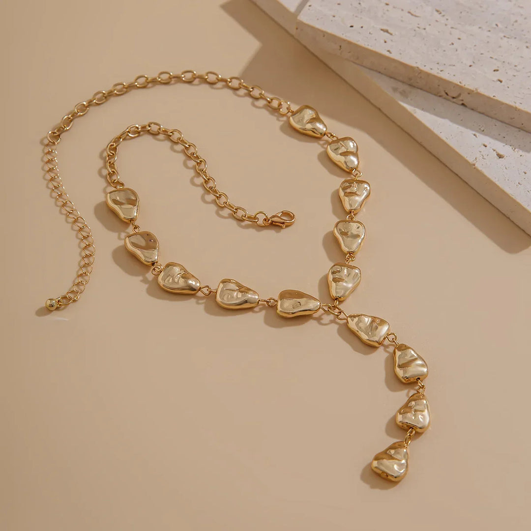 Lariat Ketting Geïnspireerd op Moderne Steen