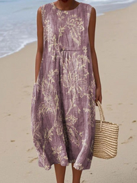 Mia™ Midi-jurk met Bloemen