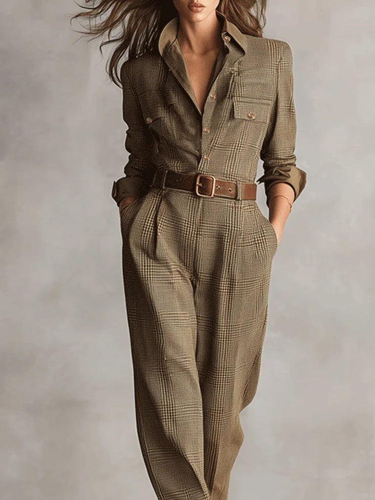 Mirabelle – salopette in tweed voor dames