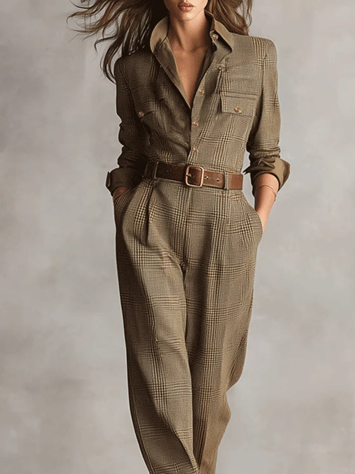 Mirabelle – salopette in tweed voor dames