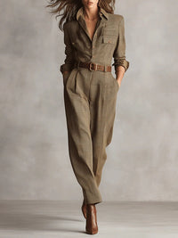 Mirabelle – salopette in tweed voor dames