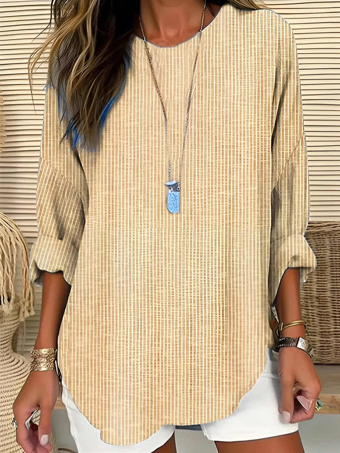 Rhea | Mode gestreepte blouse
