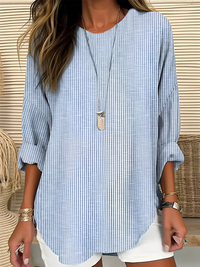 Rhea | Mode gestreepte blouse