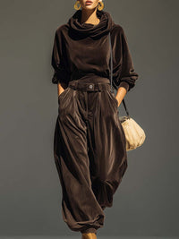 Solenne – loose velours set