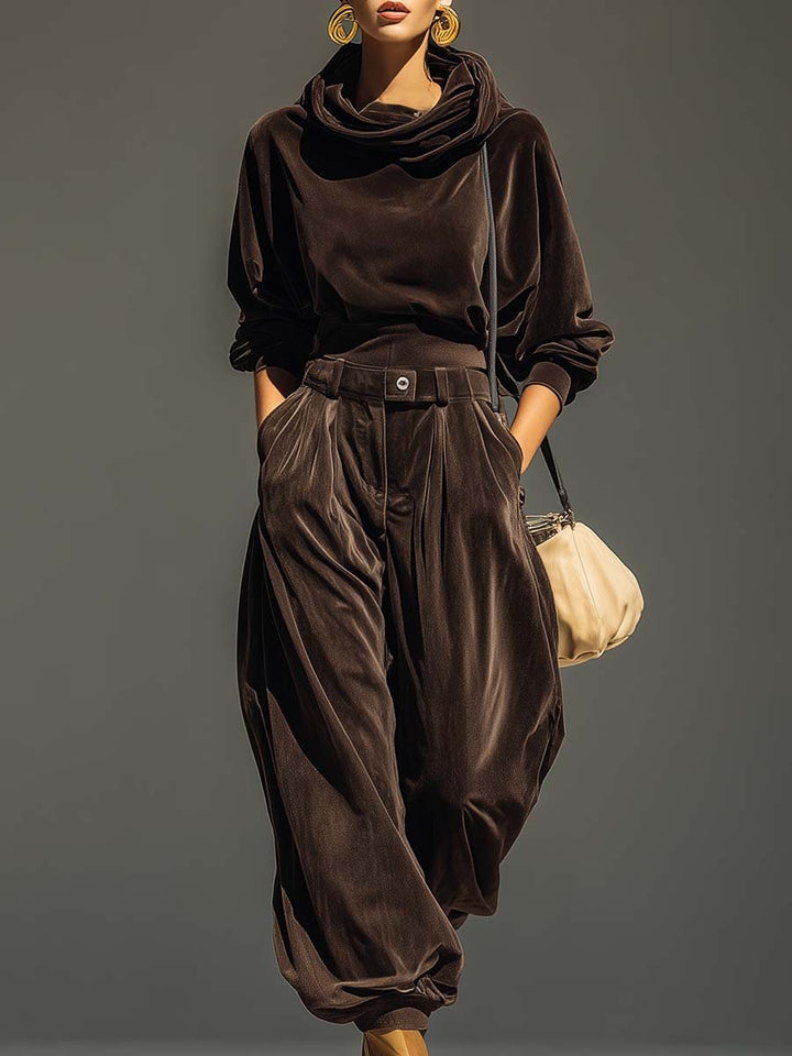 Solenne – loose velours set