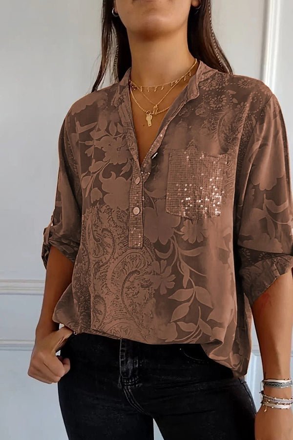 Pauline | Elegante Pailletten Top