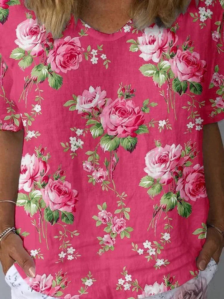 Lisa | Artistieke Bloemenblouse