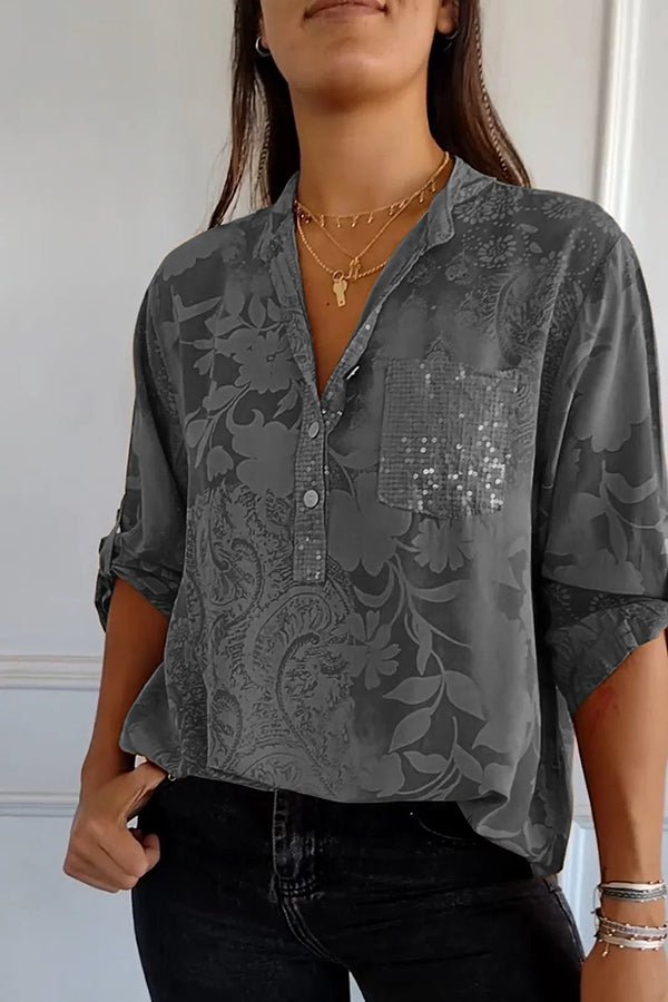 Pauline | Elegante Pailletten Top
