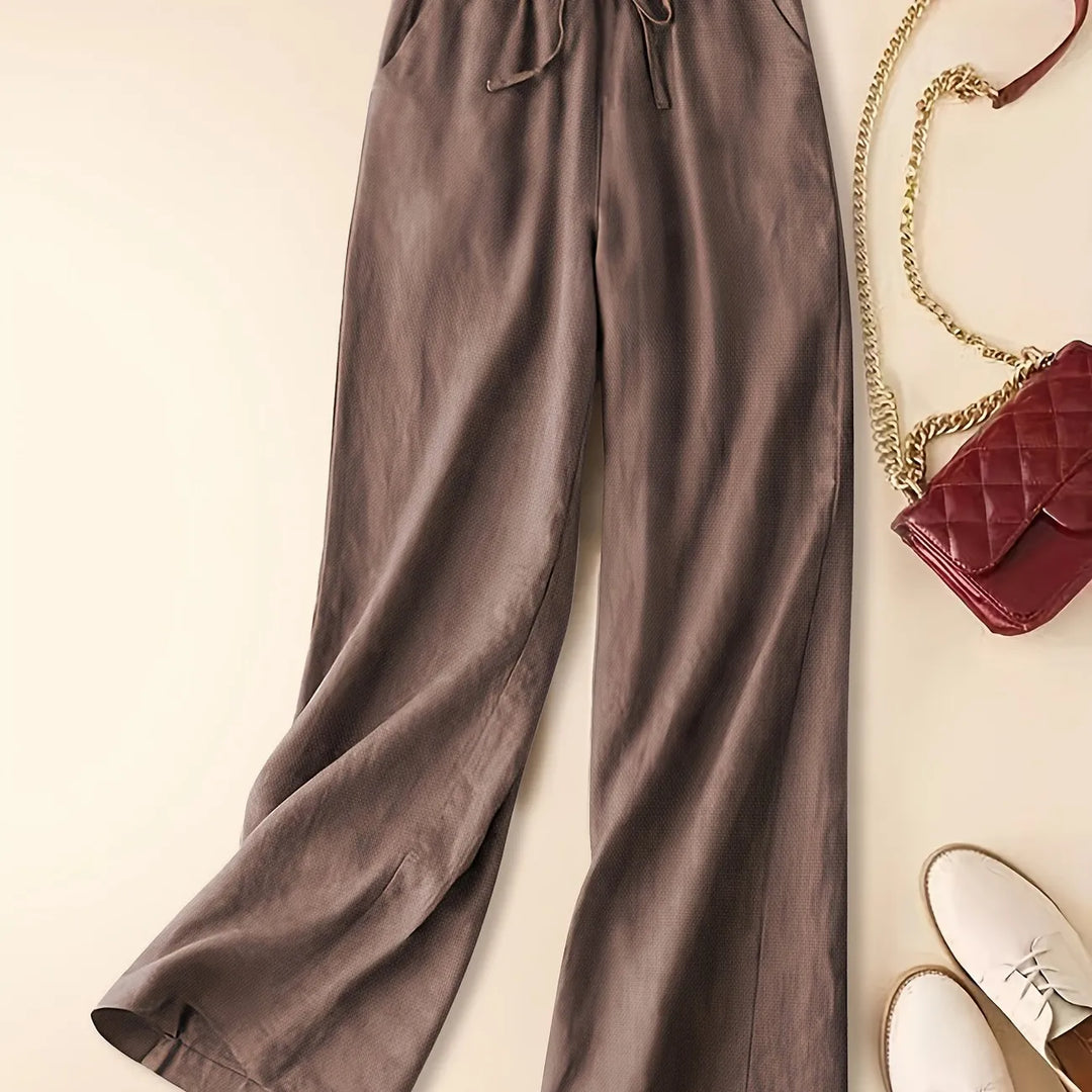 Tina - Leren Relax Broek