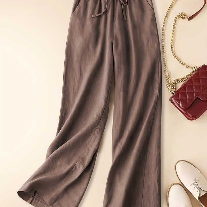 Tina - Leren Relax Broek