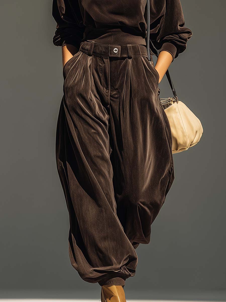 Solenne – loose velours set