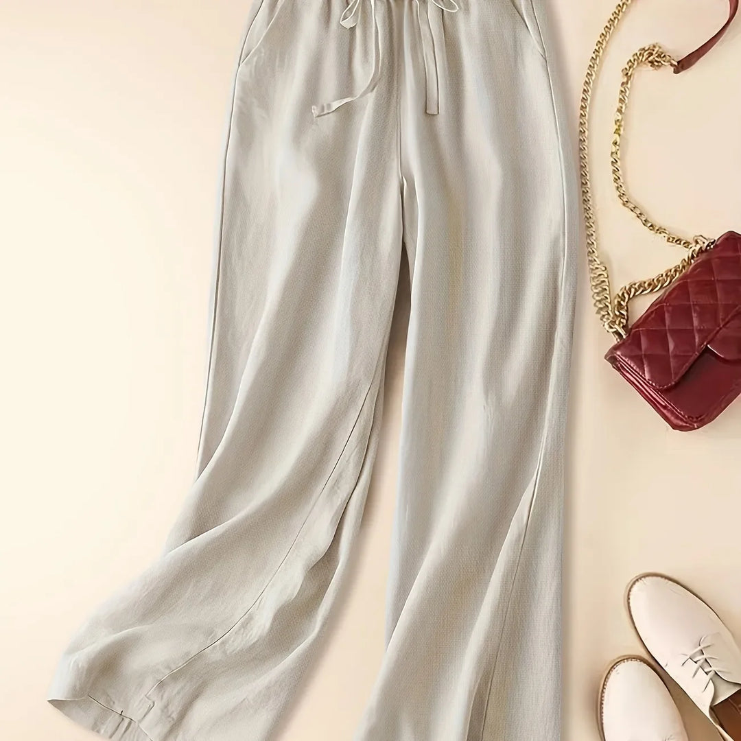 Tina - Leren Relax Broek