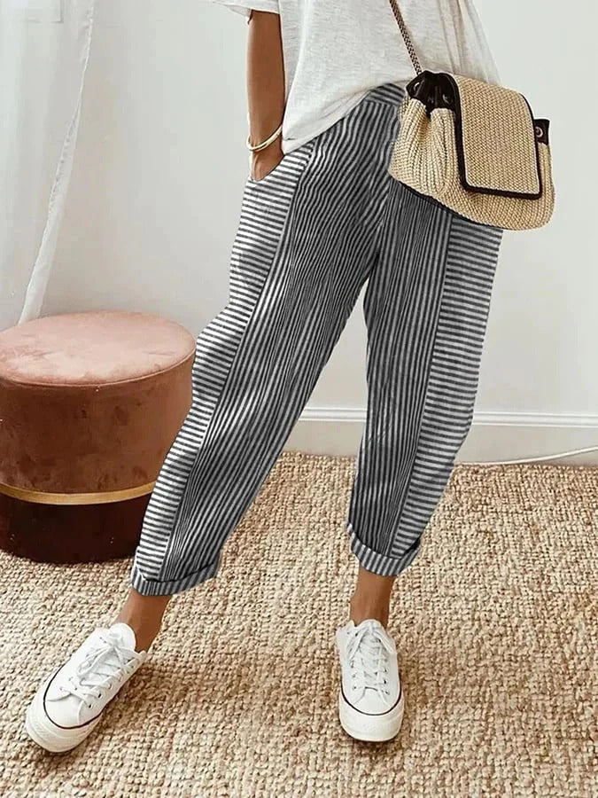 Lola | Casual Zomerbroeken met Ruime Pasvorm