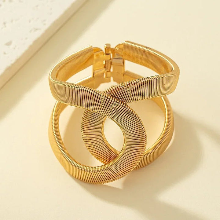 Chunky Spiraal Cuff Bracelet