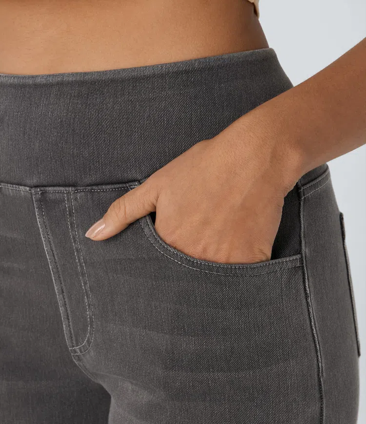 Solène - Jeans met Wijde Pijpen Relaxed Fit