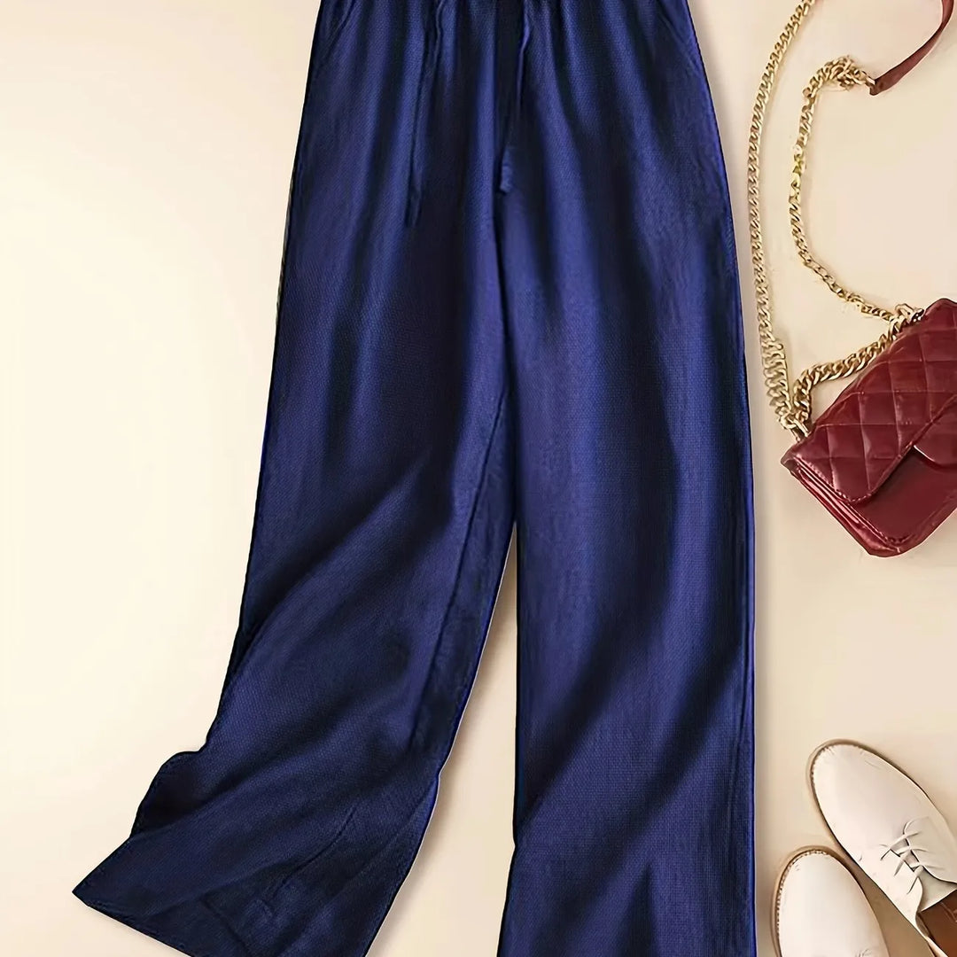 Tina - Leren Relax Broek
