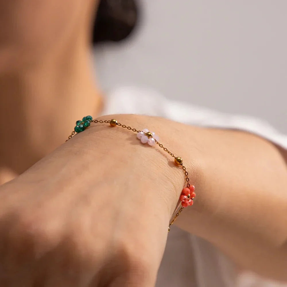 Collectie van Delicate Lente Bloemjuwelen