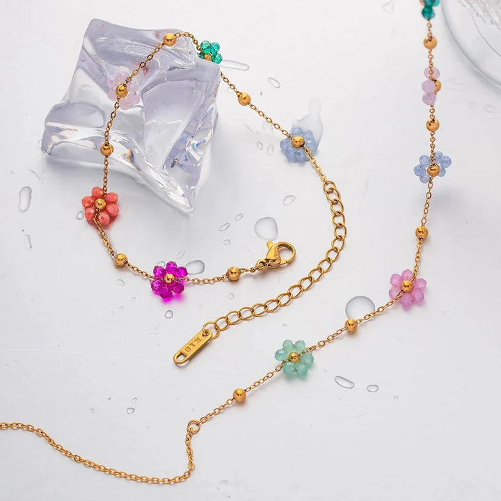Collectie van Delicate Lente Bloemjuwelen