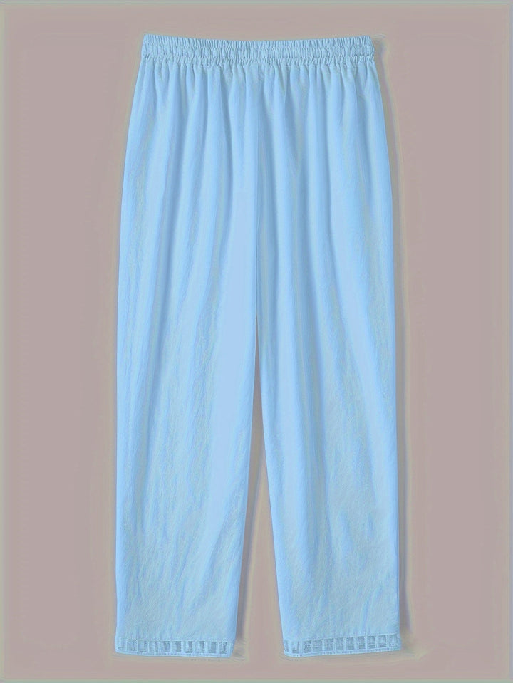Wren – Cropped Relax Broek met Contrasterende Details