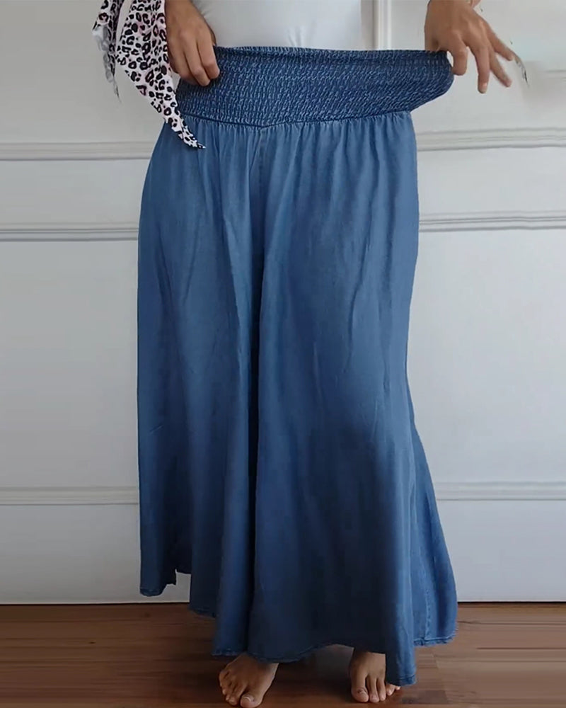 Jasper | Hoge Taille Smock Broek