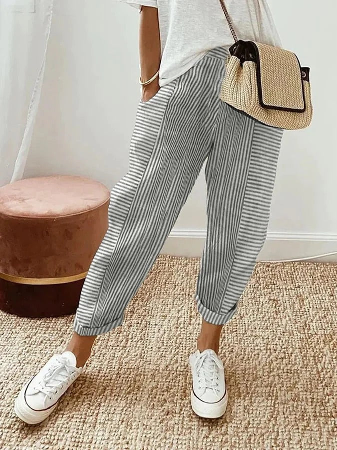 Lola | Casual Zomerbroeken met Ruime Pasvorm