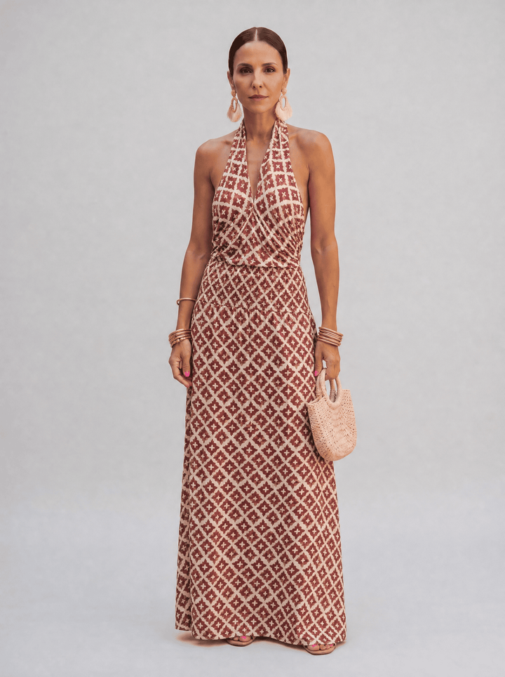 Elegante Jurk met Off-Shoulder Ontwerp