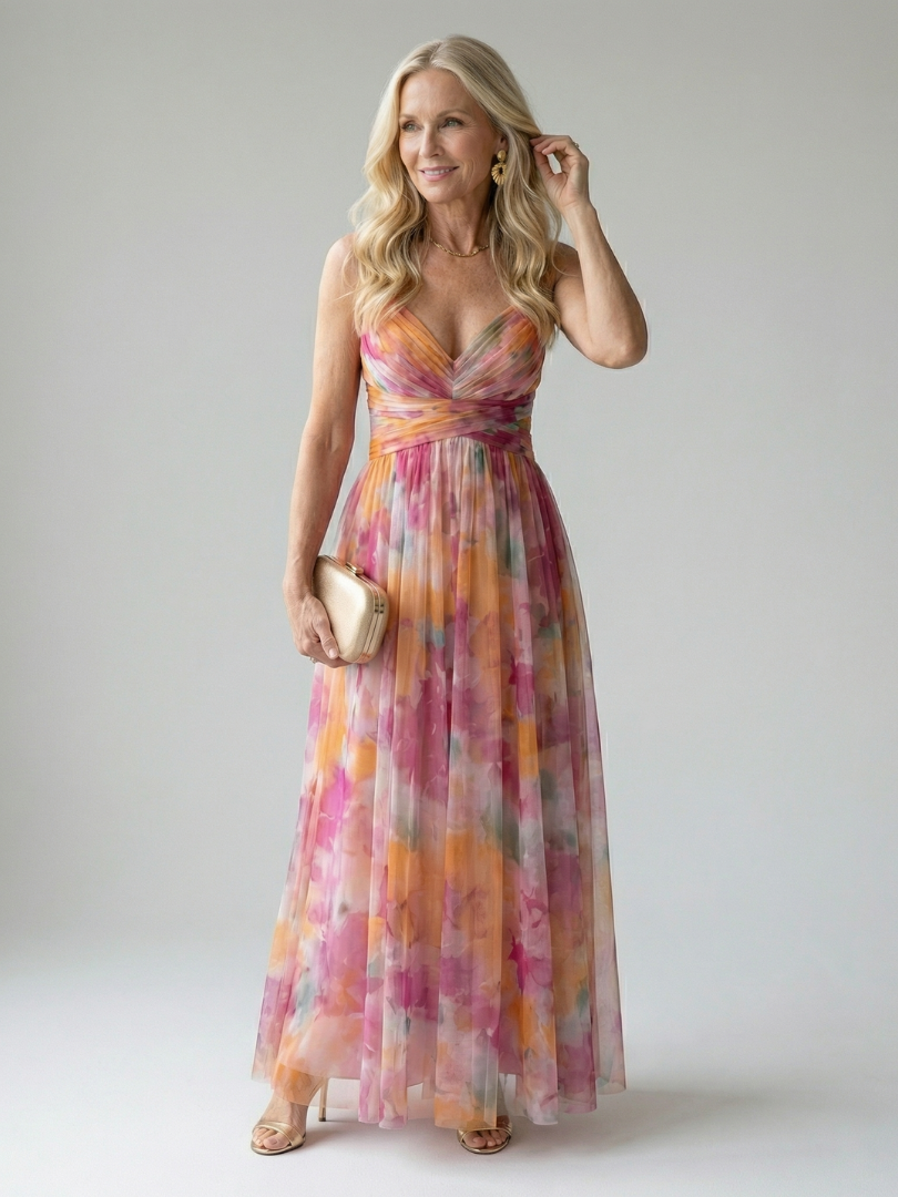 Charlotte | Zachte Wrap Maxi Jurk