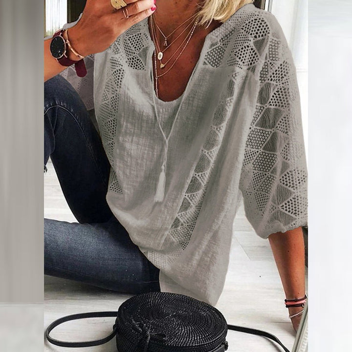 Harper | Lichte Katoenen Blouse