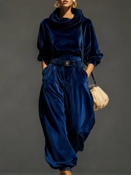 Solenne – loose velours set