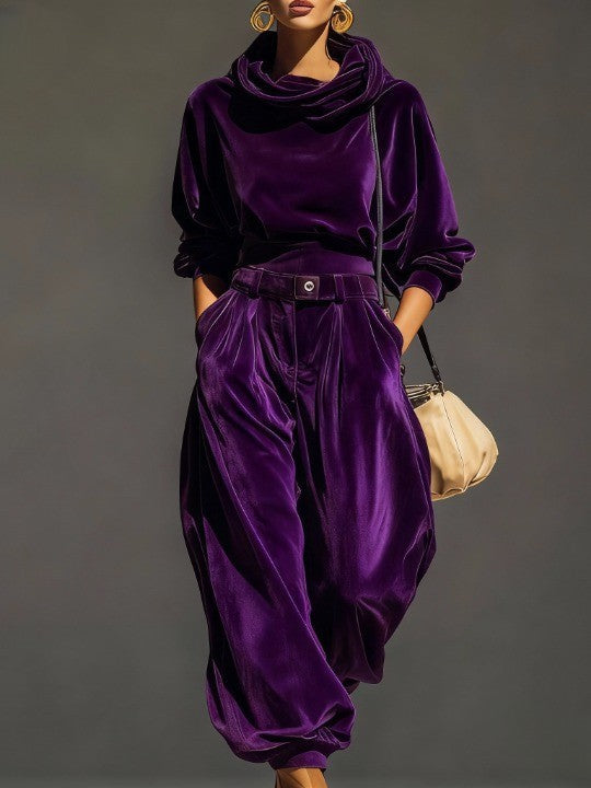Solenne – loose velours set