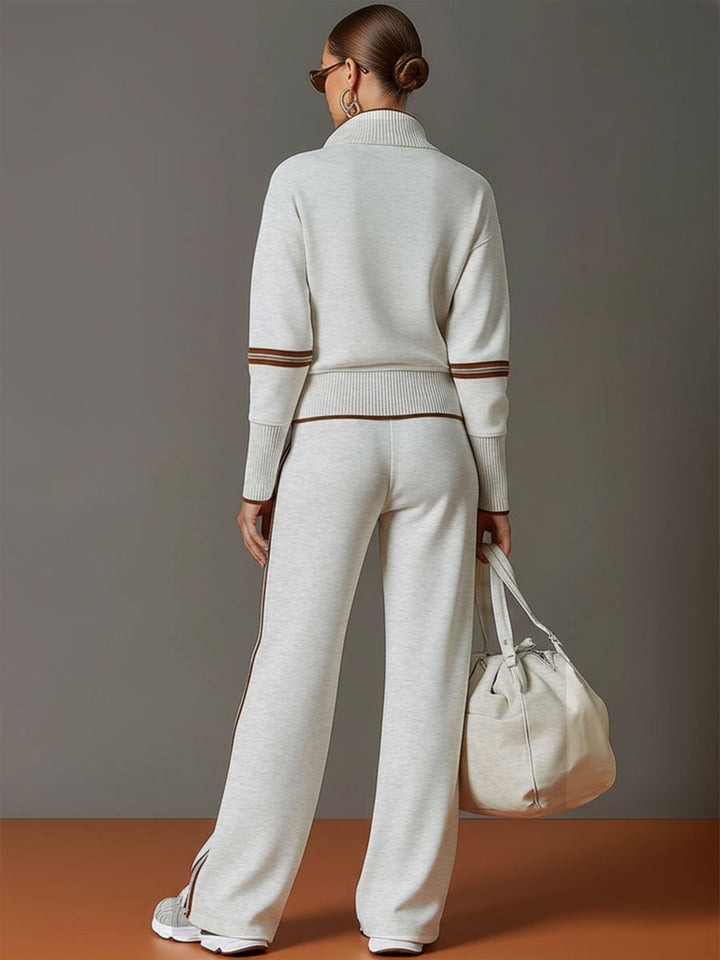 Marietta – blouse en broek met wijde pijpen