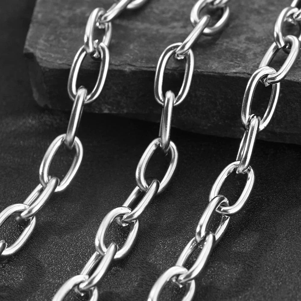 Set van eenvoudige clipketting en armband