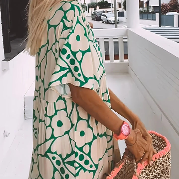 La Scintilla | Maxi Jurk Natuurlijke Elegantie